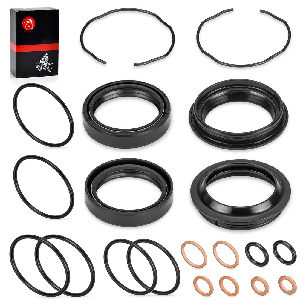 Front Fork Dust & Oil Seal Kit for Suzuki GSX-R600 GSX-R750 V-Strom 650 (2006–2020)
