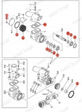 Major Repair Kit for Johnson Raw Water Pumps (10-24493, 10-24493-01, 10-24493-02)