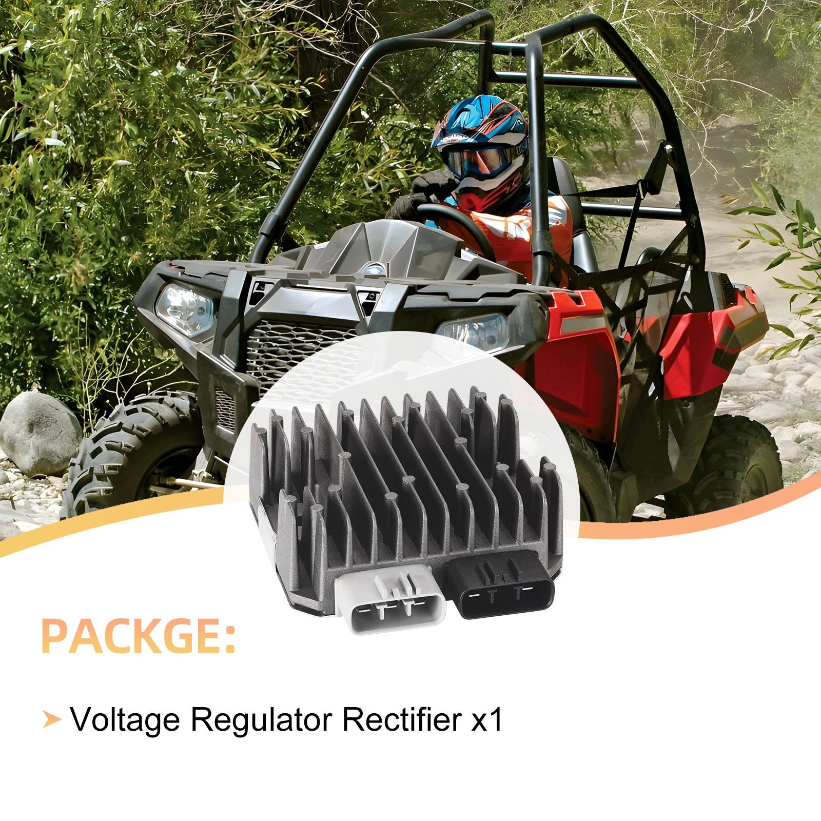 Voltage Regulator Rectifier 4016868 for Polaris Ranger Scrambler XP 1000 (2017–2024)