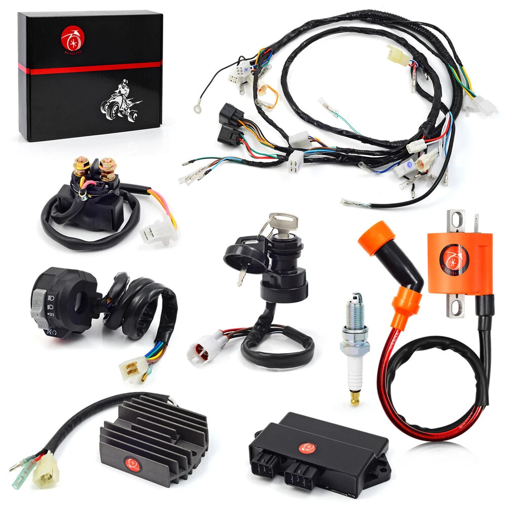 Ignition Coil Switch CDI Relay & Wire Harness for Yamaha Warrior 350 (1997–2001)