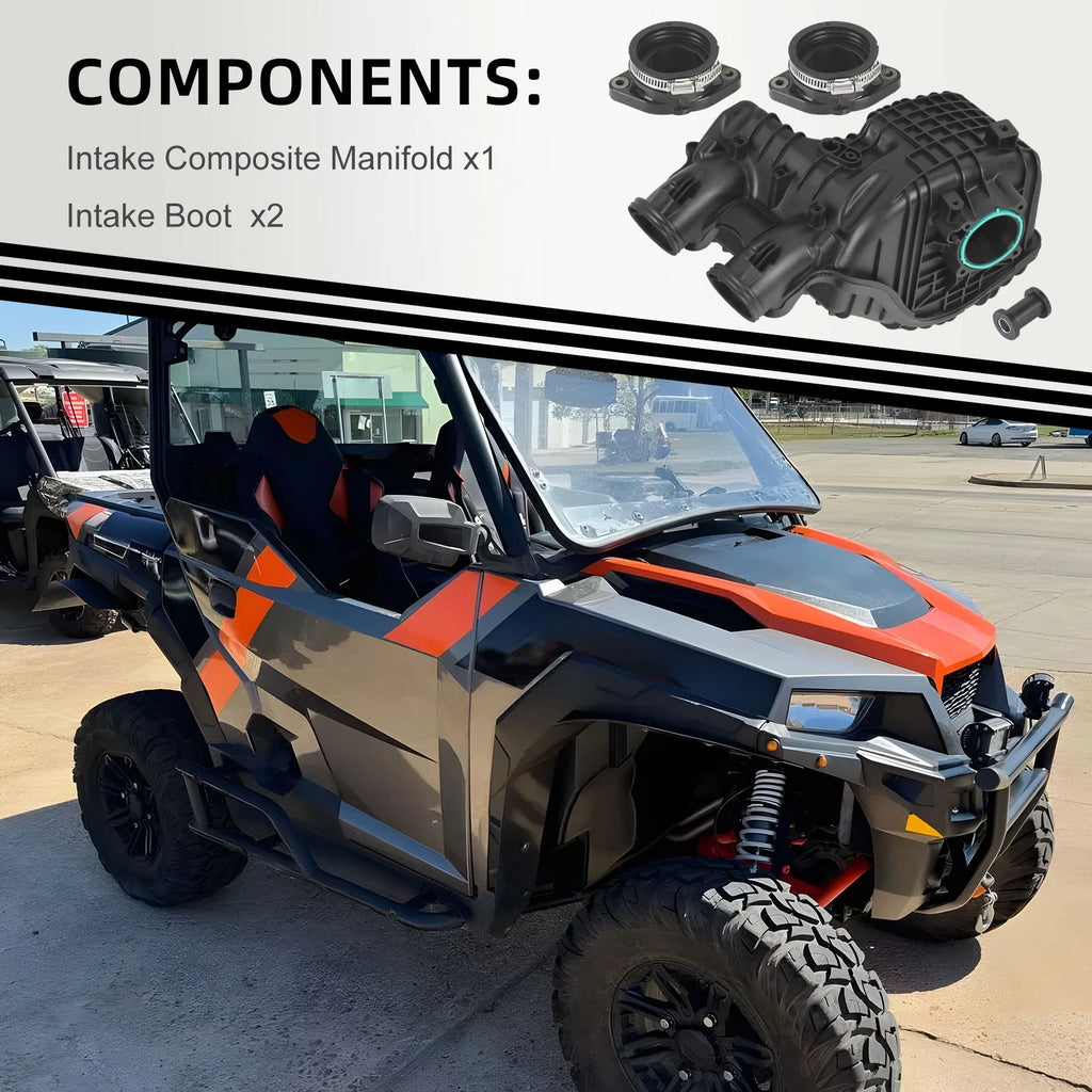 Air Box Intake Manifold + Boot 1204698 for Polaris RZR S 1000 EPS (2016–2018)