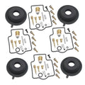 4X Carburetor Diaphragm Float Repair Kit for Kawasaki ZX250 ZXR250R (1989–1991)