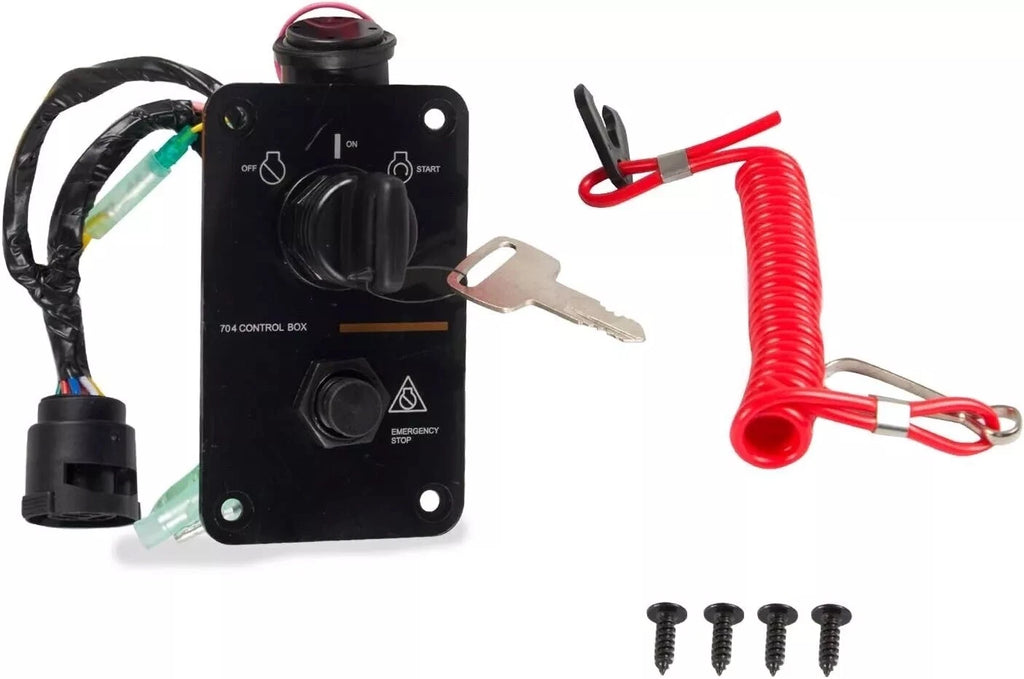 Key Switch Assembly Panel for Yamaha Outboard (704-82570-12-00)