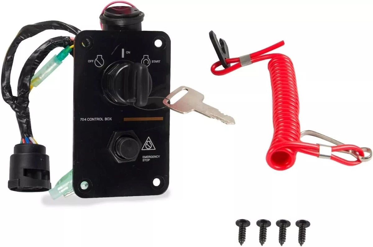 Key Switch Assembly Panel for Yamaha Outboard (704-82570-12-00)