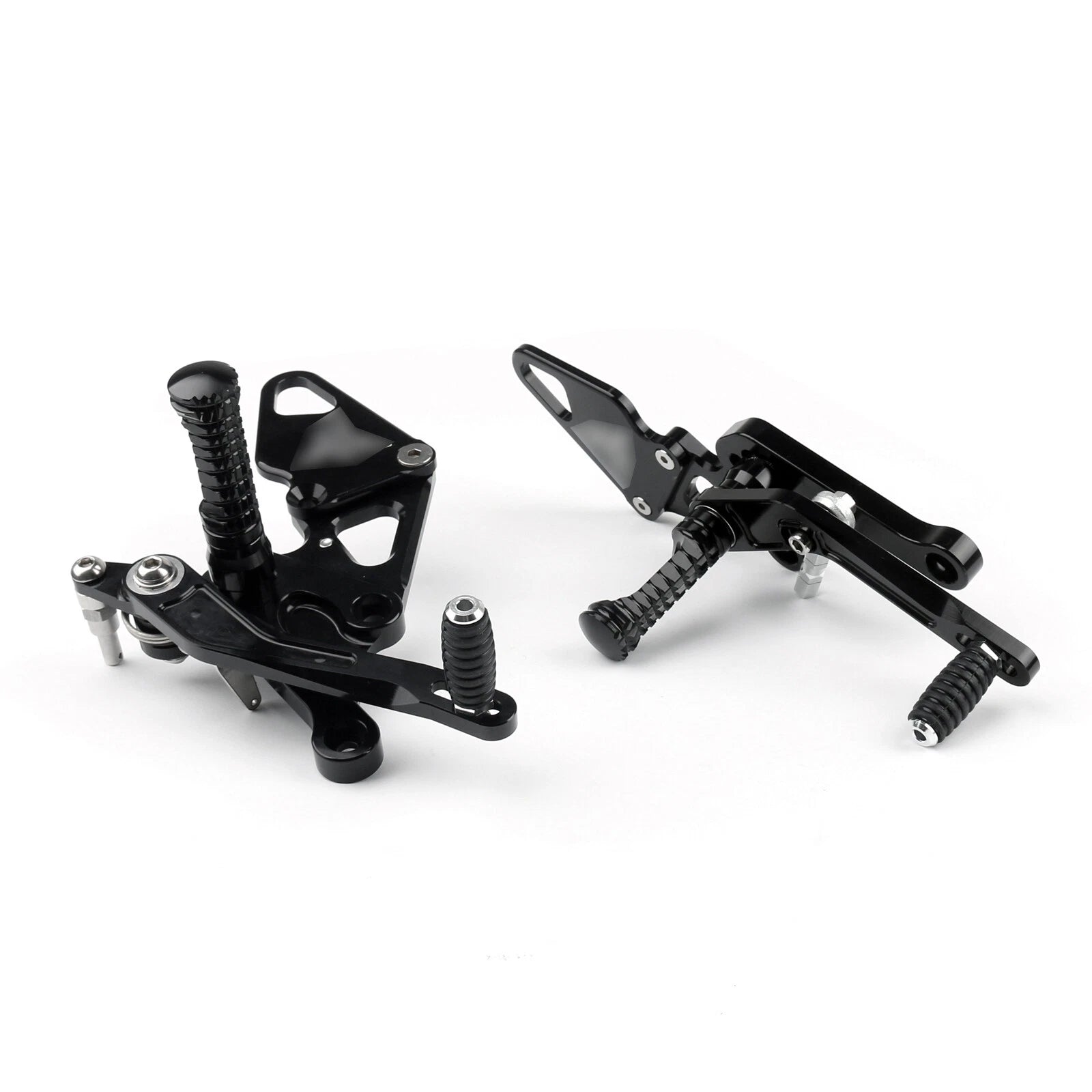 Black Rear Footpegs for Yamaha MT07 FZ07 (2014–2020) T9