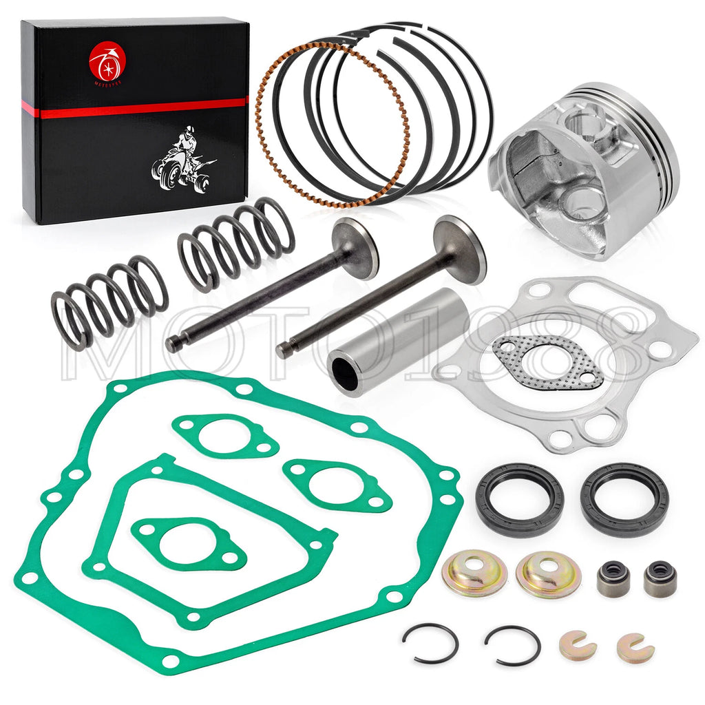 Top End Kit for Yamaha Golf Cart G16 G20 (STD Piston, Intake, Exhaust Valve, Gasket)