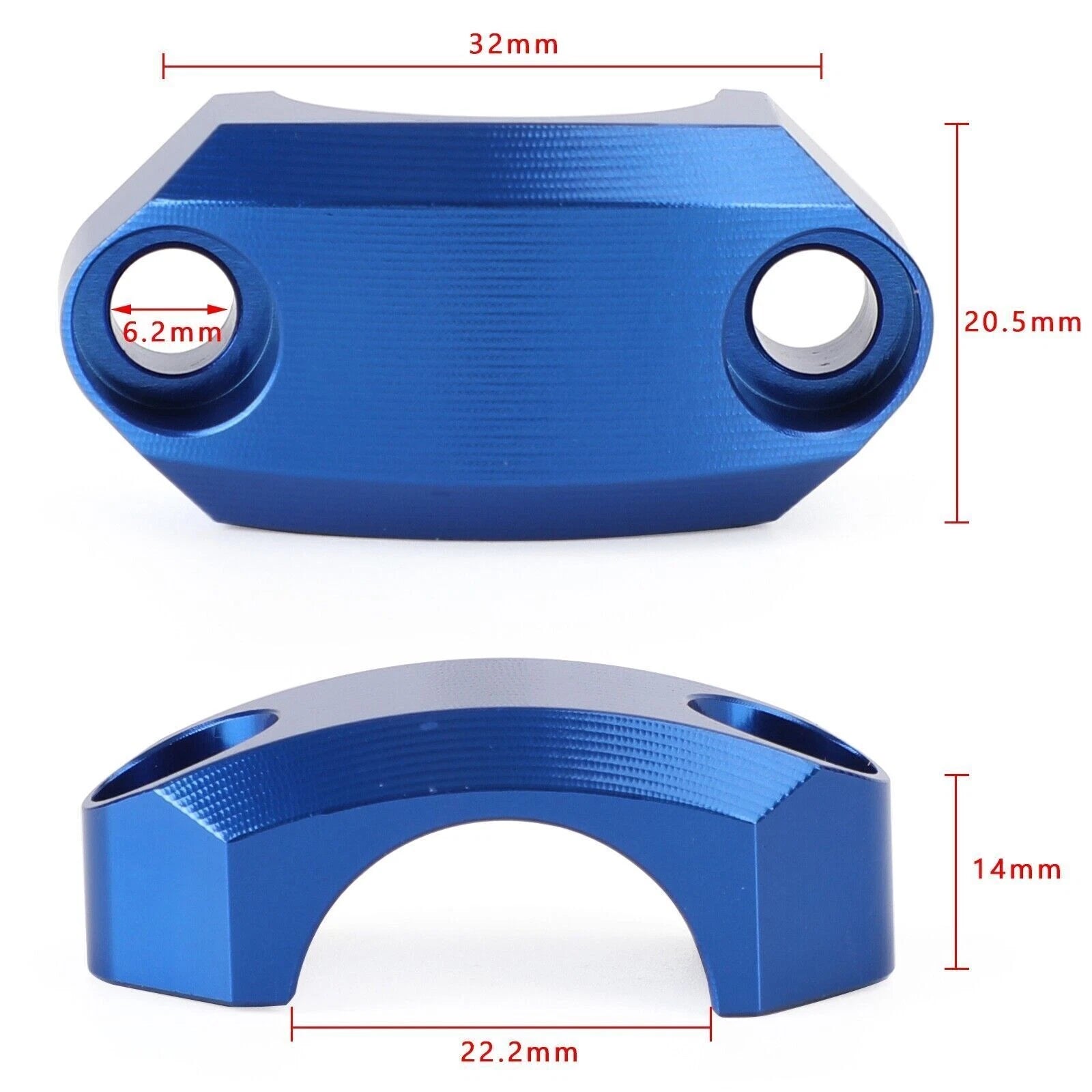 22mm Master Cylinder Perch Clamp Cover for Motocross MX Enduro (T9)