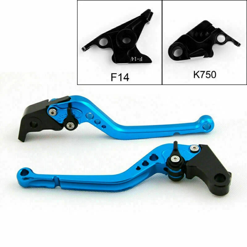 Long Brake Clutch Levers for Kawasaki ZX-6/ZZR600 ZX9R ZXR400 ZZR Z750S ER-5 (1990–2023)