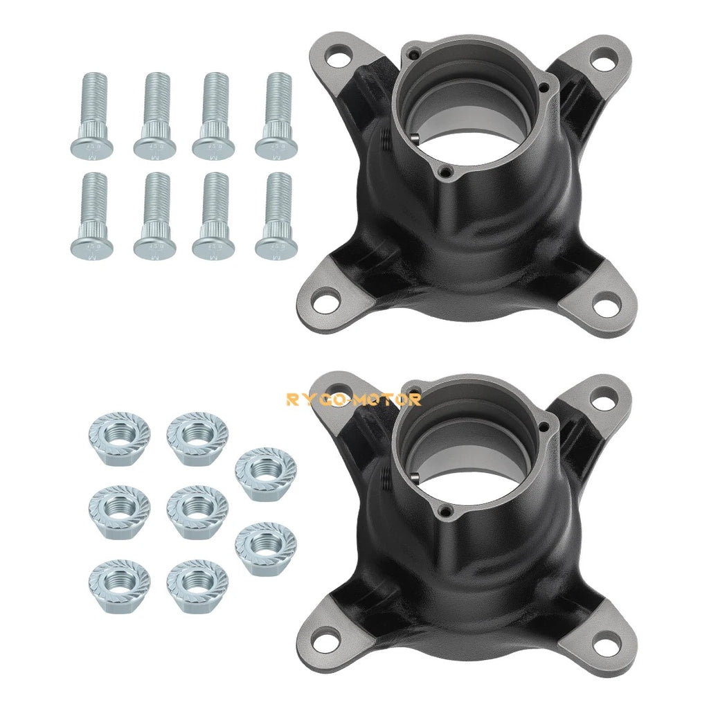 2X Front Wheel Hubs & Studs for Polaris Xplorer 250 300 400 500 Worker 335 500