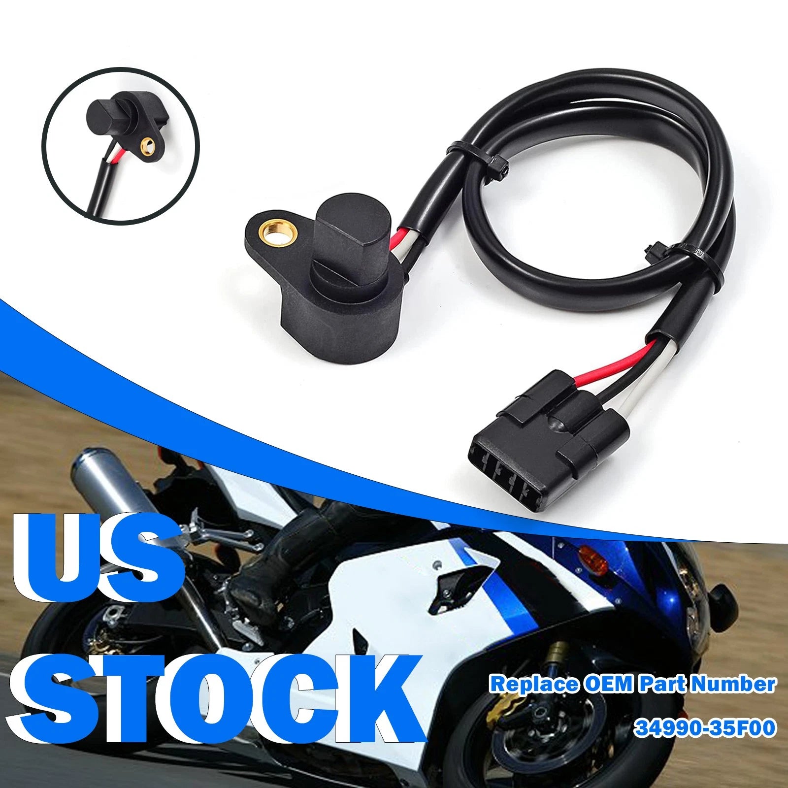 Speed Sensor for GSXR 600/750 (2001–2006) 34990-35F00