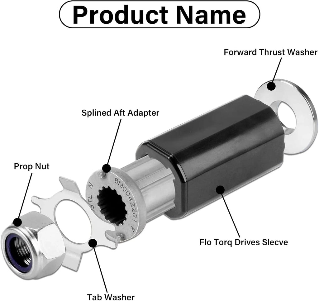 Propeller Hub Kit Flo-Torq 2 II for Mercury MerCruiser (# 835257K1, 835257Q)
