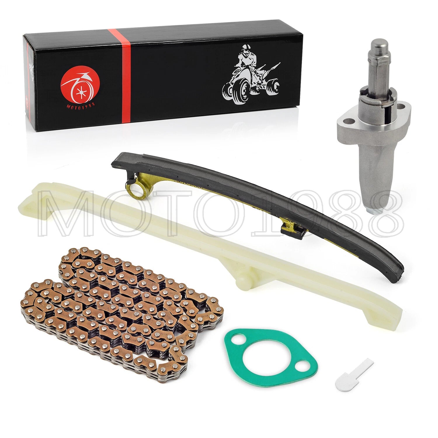 Tensioner Lifter & Cam Timing Chain + Guide for Honda Big Red 700 MUV700 (2009–2013)
