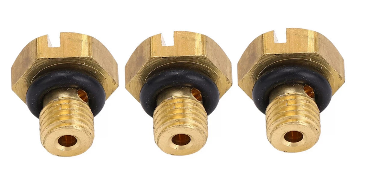 3 Pcs Screw Drain with O-Ring for Yamaha (6H3-14992-00-00, 663-14992-00-00)