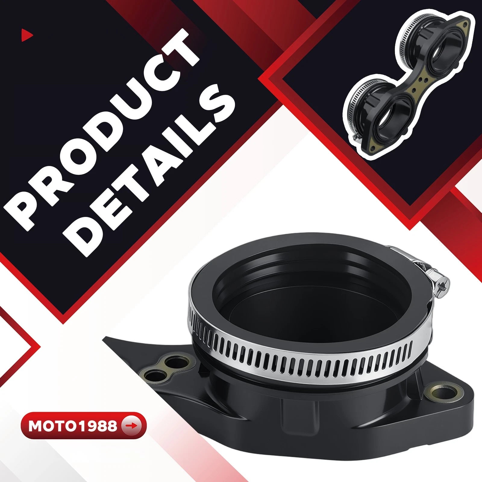 Throttle Body Adaptor for Polaris RZR Trail S 1000 (2021–2025) 1205213