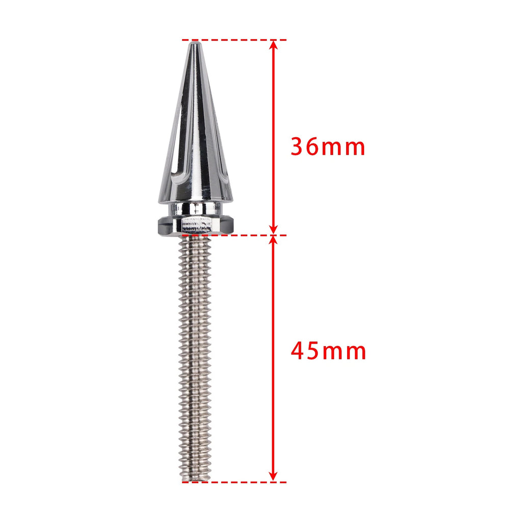 3X Silver Spike Windshield Bolts for Street Glide Electra Glide Touring (2014–2025)