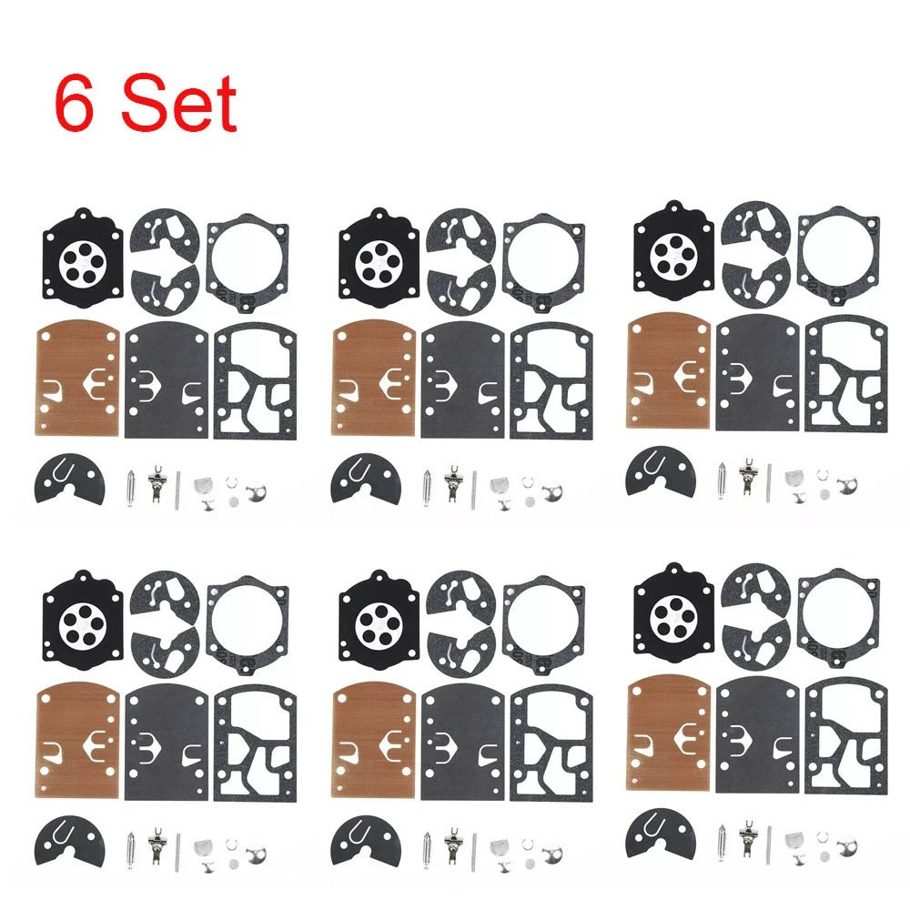 Set of 6 Carburetor Repair Kits K10-WB for Homelite 650 750 Trimmer
