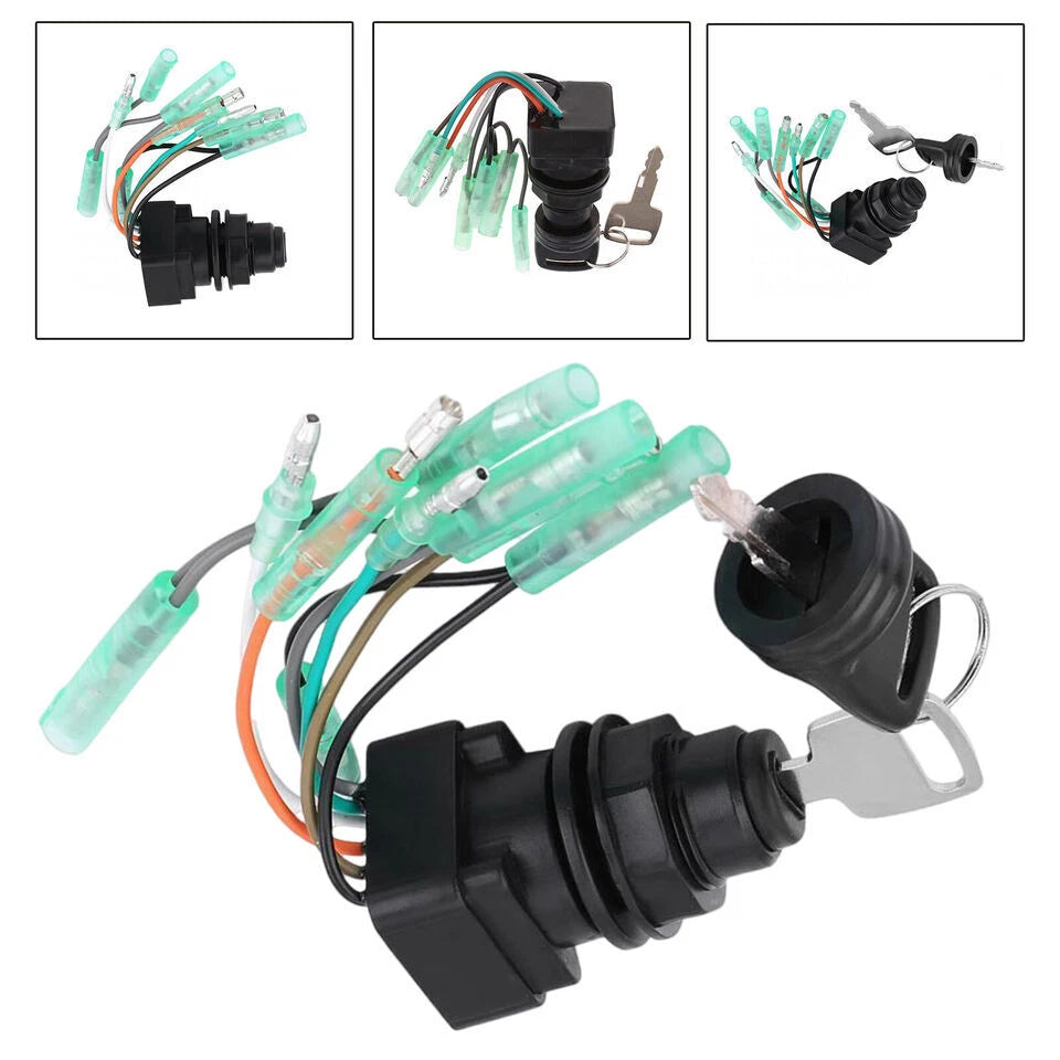 2X Ignition Key Switch for Suzuki Outboard DT30 DT115 DT140 DT150 DT200 D225 (8-225HP)