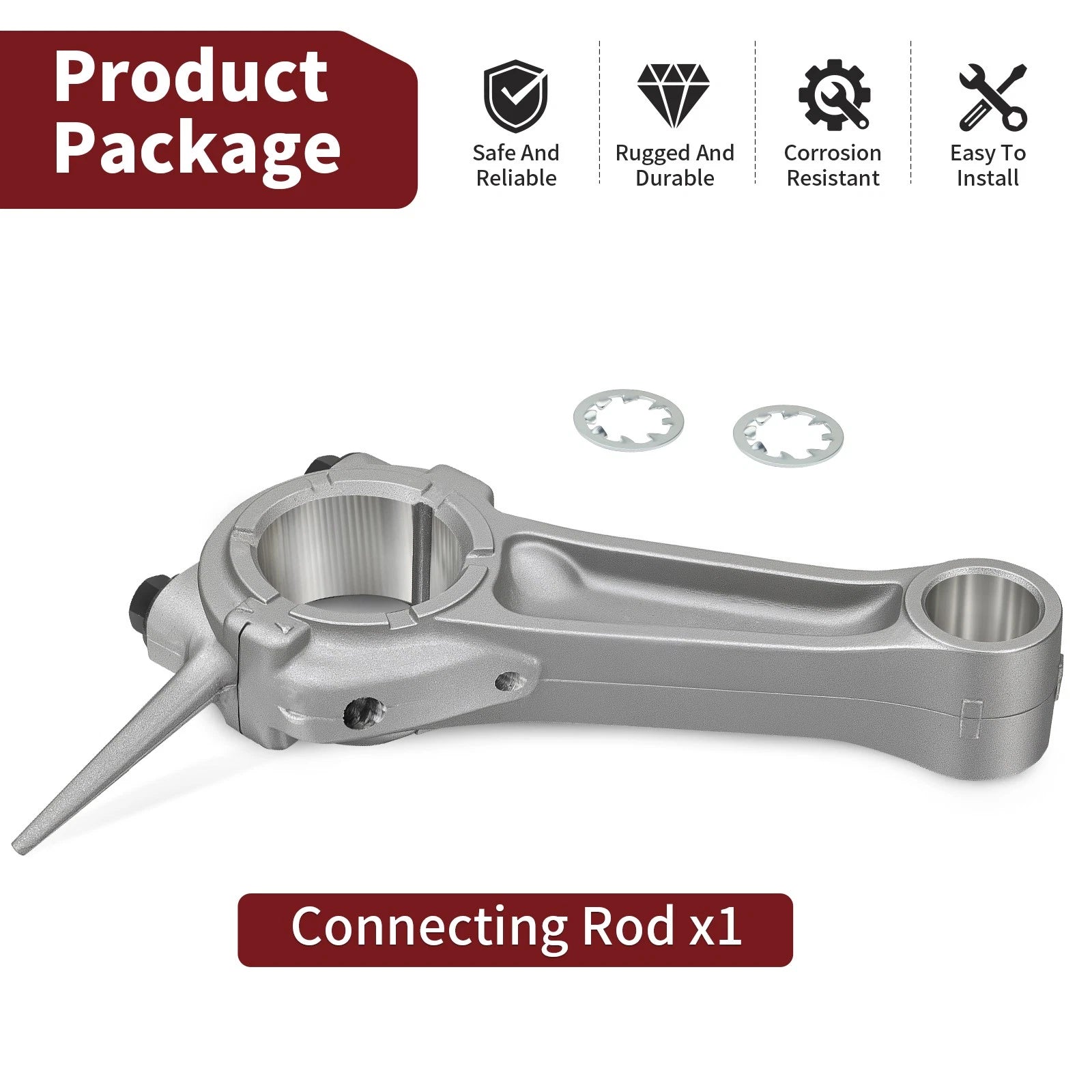 Connecting Rod for Yamaha Golf Cart G16 G20 G21 G22 G23 G27 (1996–2007) JN6-11650-00