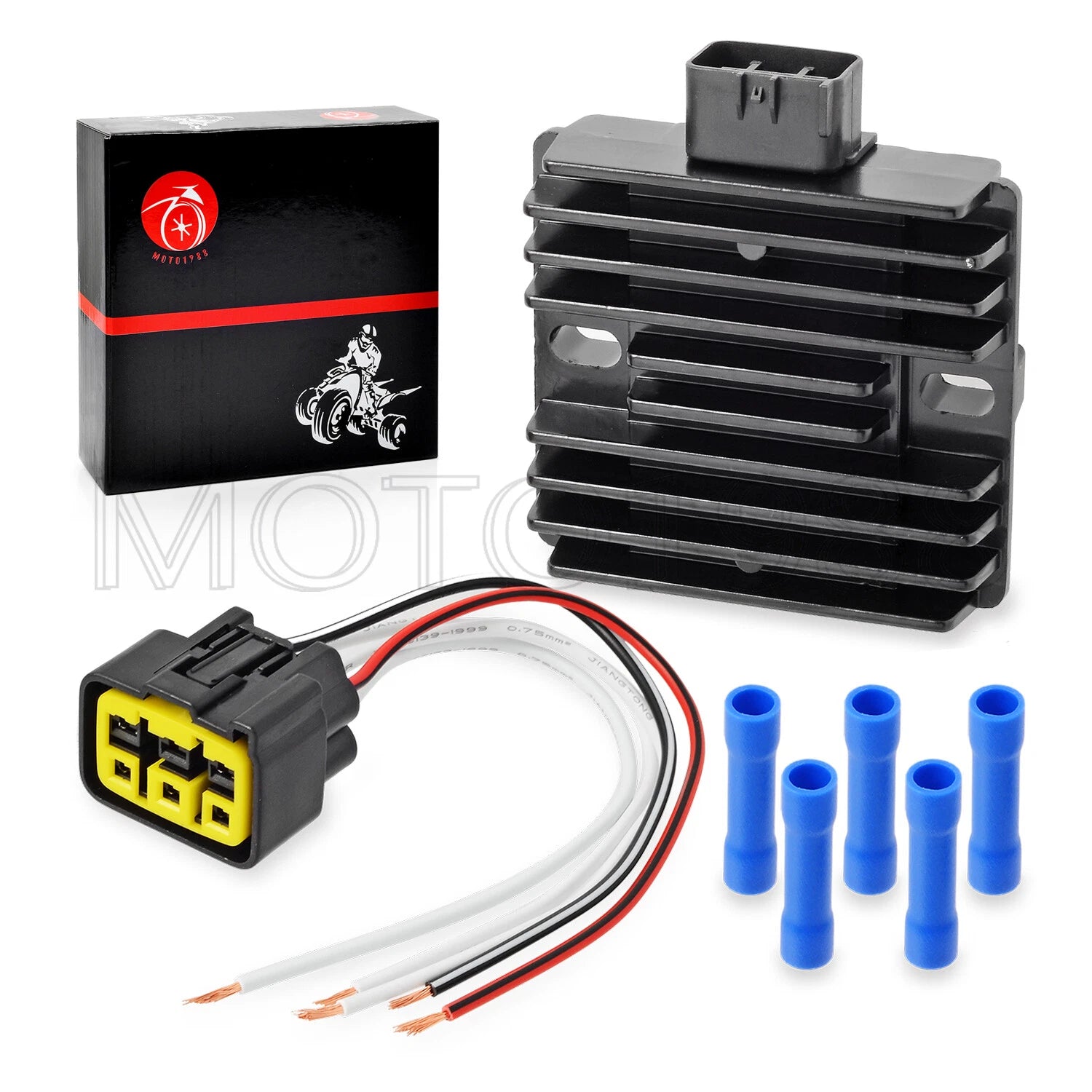 Voltage Regulator Rectifier & Plug for Yamaha Royal Star XVZ1300 (1999–2013)