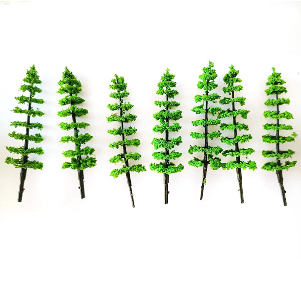 Set of 10 Model Trees for Landscape Scale Train Railway Scenery (N/A)