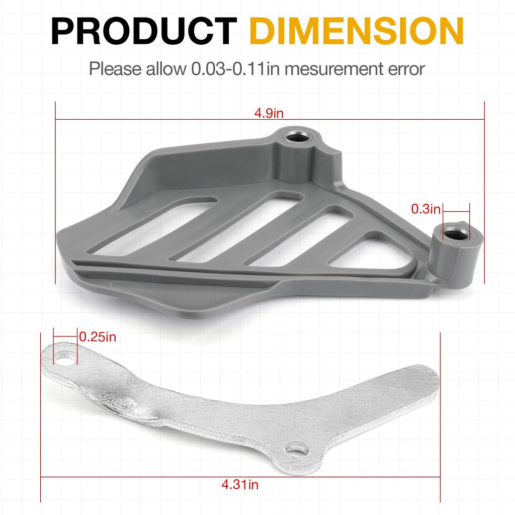 Front Sprocket Cover & Chain Guide Case Saver for Honda CR 250 500 R (1992–2001)