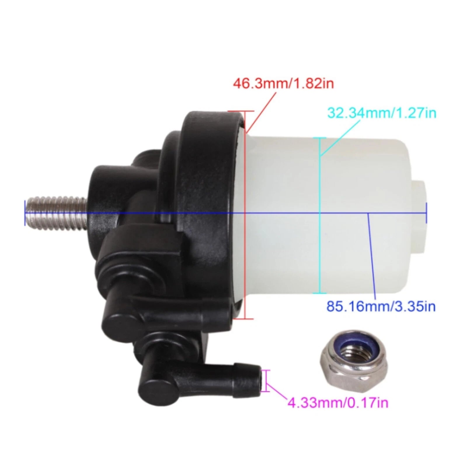 Fuel Filter for Tohatsu Nissan Outboard (3B7-02230-0, 3AC022300M)