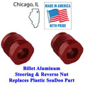 2X SeaDoo Billet Steering & Reverse Cable Lock Nut 277000784 277001729
