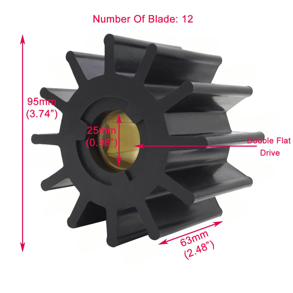 Flexible Impeller for JMP 8101-01 DJ 087-1201 (956325mm)
