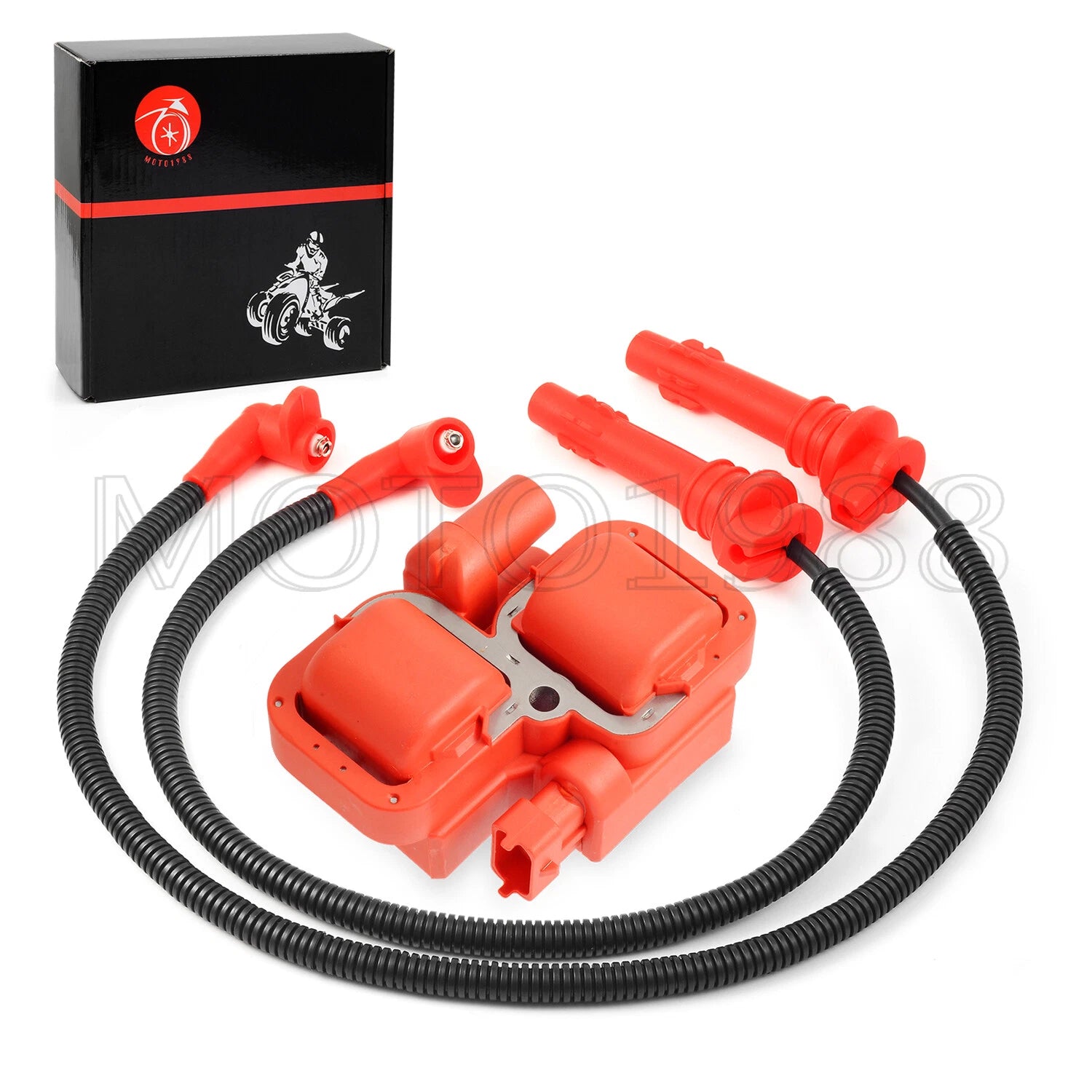 Ignition Coil & Spark Plug Wire Cap for Polaris RZR XP 4 900 (2011–2013)