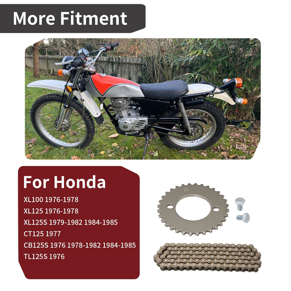 Timing Cam Chain w/ Sprocket 32T for Honda CB125S (1976–1985)