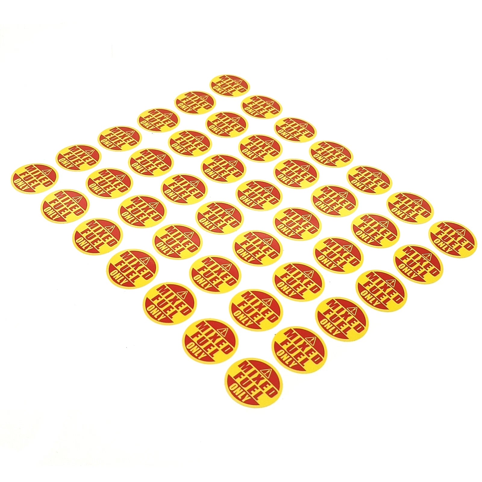 1-Inch Weatherproof Vinyl Decal for Gas Oil Mix Tank