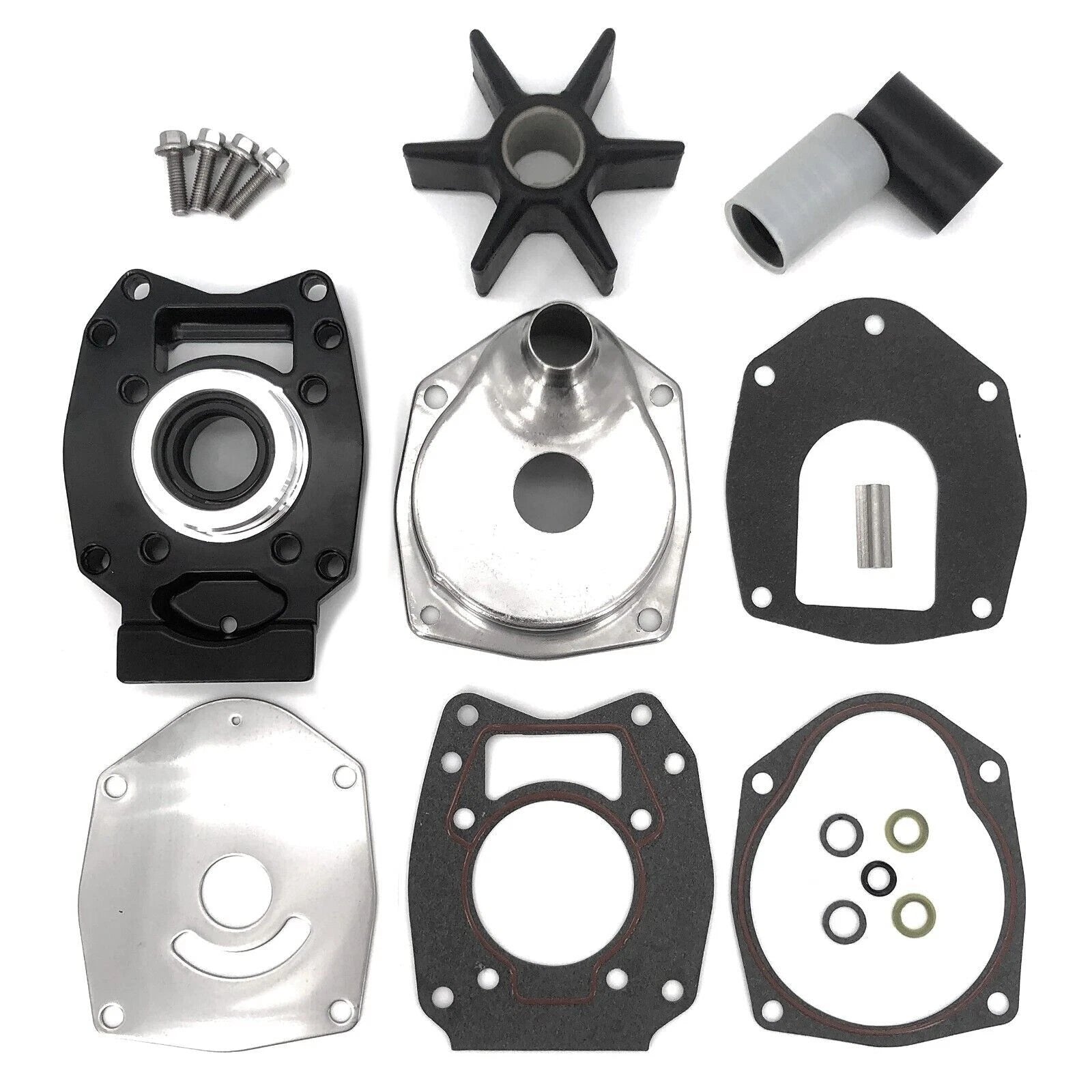 Water Pump Impeller Kit for Mercury Mariner 60 125 HP (46-8M0113799, 46-43024A7)