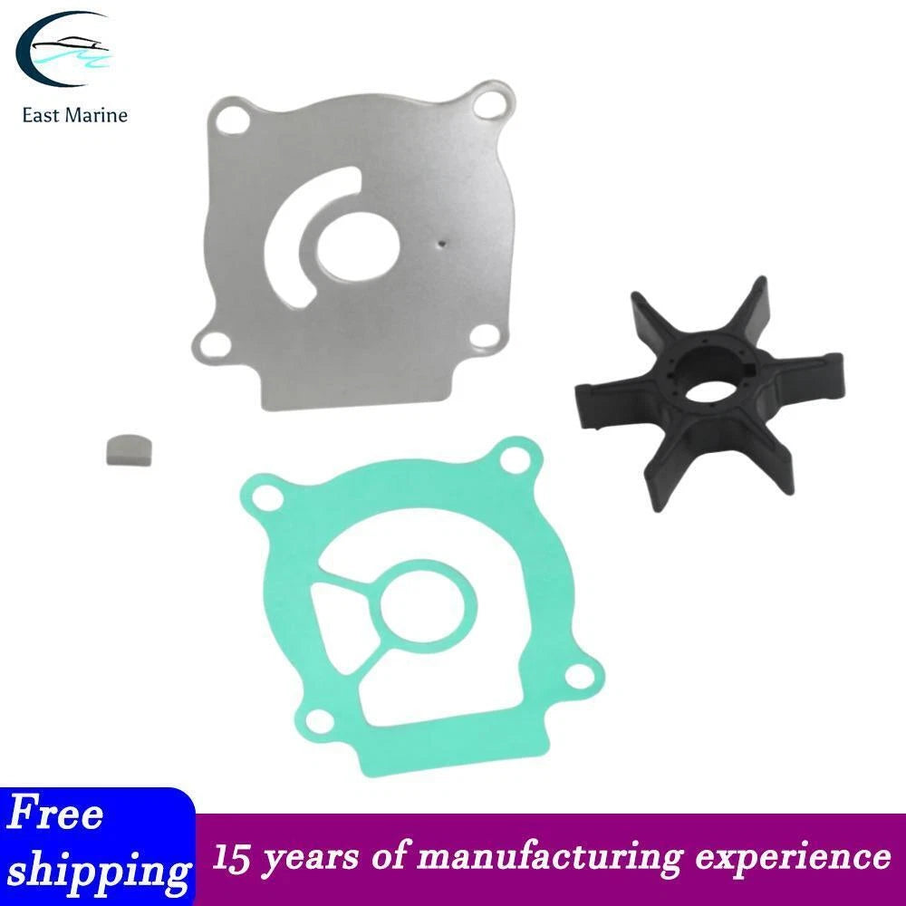 Water Pump Impeller Kit for Suzuki Outboard DT25 DT30 DT40 DT50 (1985–2000) 17400-96350
