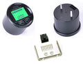 Backlit LCD Battery Level Hour Meter Gauge for 12v 24v 36v 48v Systems