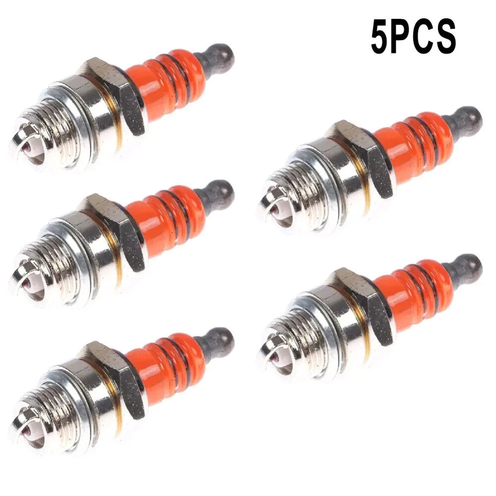 5Pcs BM6A Ceramic Spark Plug for Chainsaw Lawnmower (M7/L7T/CJ8/1560)