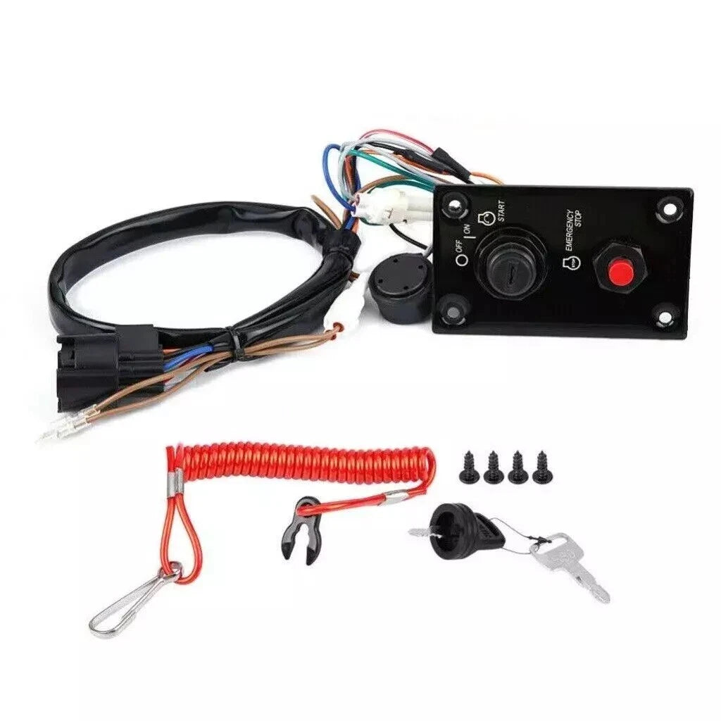 Ignition Key Switch Panel for Suzuki Marine Outboard (37100-96J24)