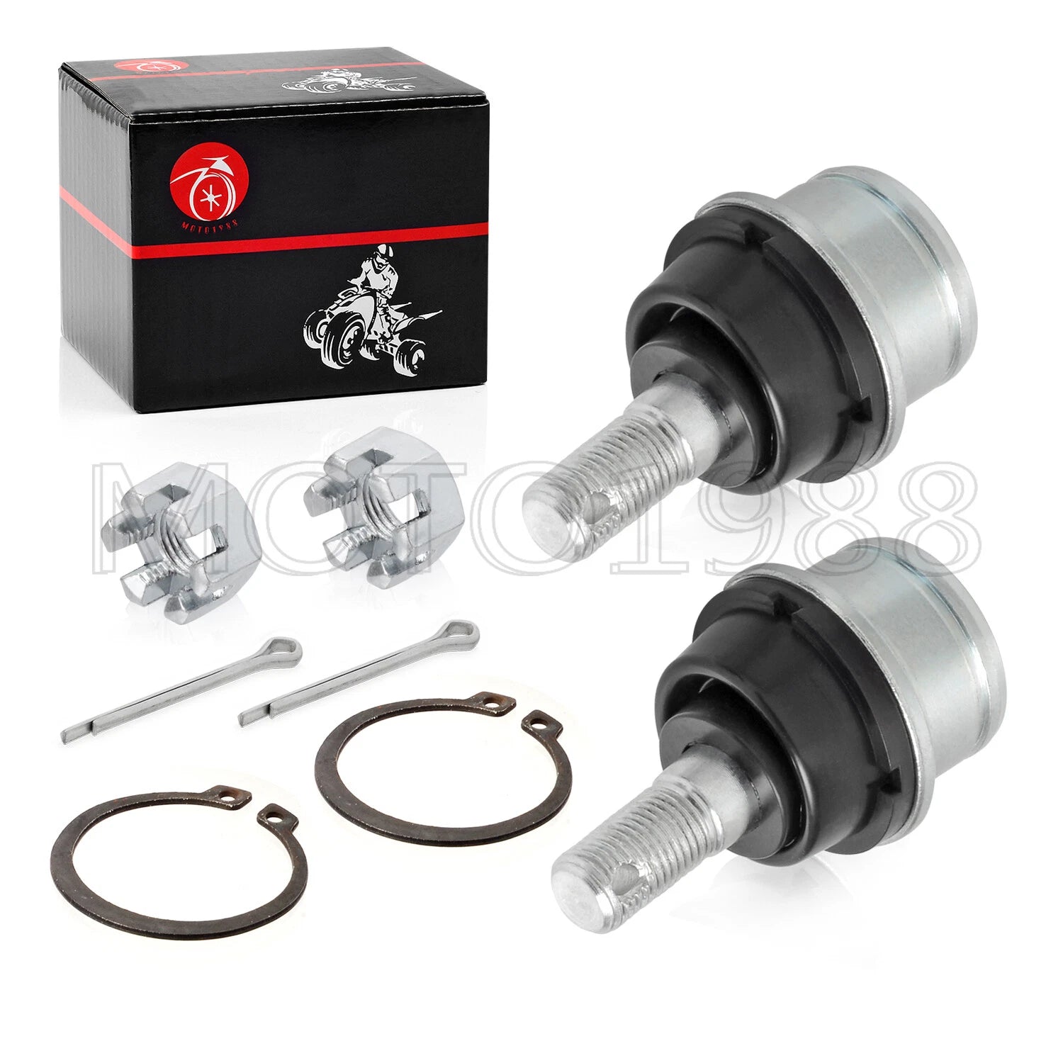 Set of 2 Front & Lower Ball Joint Kit for Honda Rancher TRX350 TRX420 (2000–2023) 51355-HP5-601