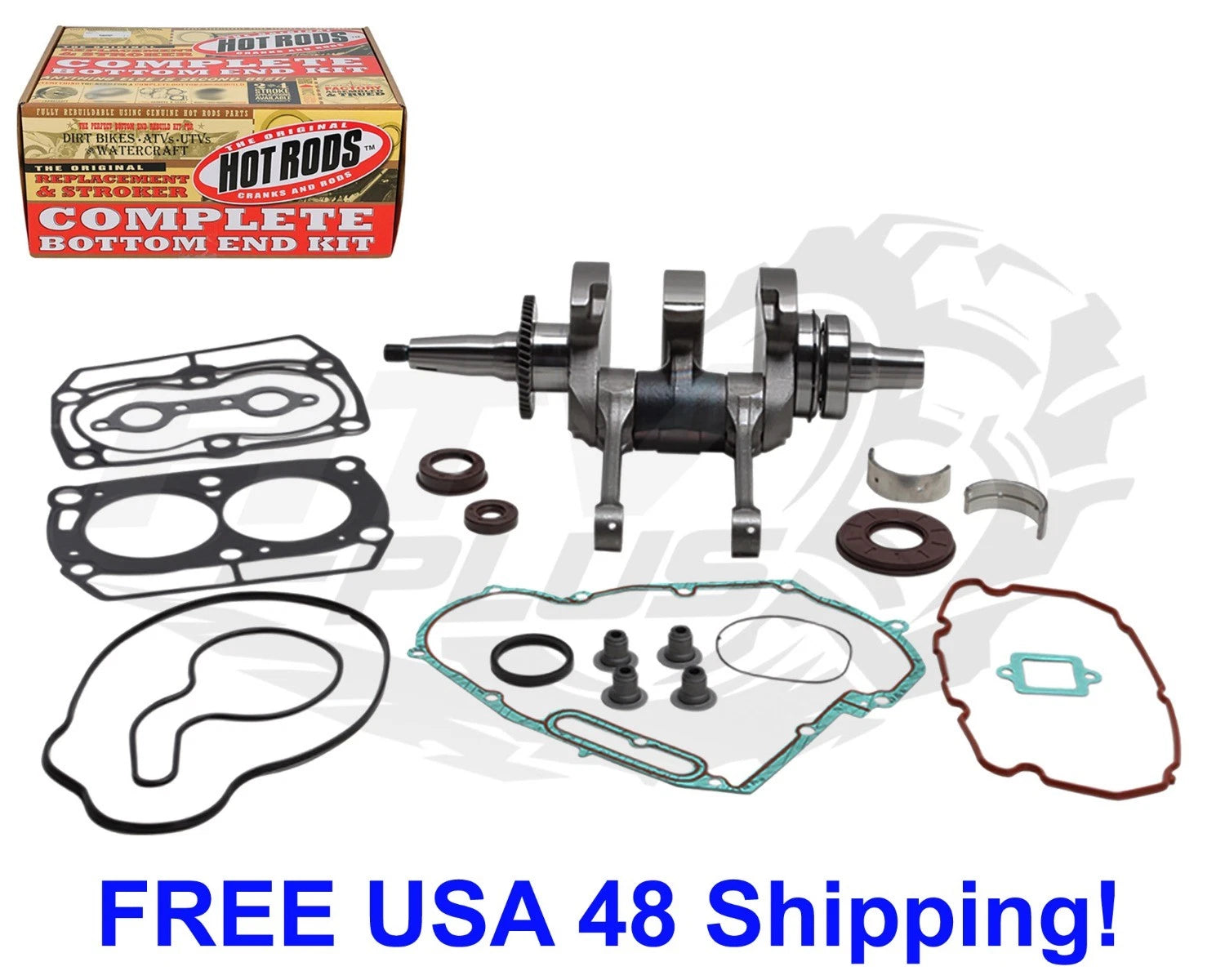 Engine Rebuild Kit for Polaris Sportsman 700 (2002–2009) - Crank, Pistons, WP, C-Bal