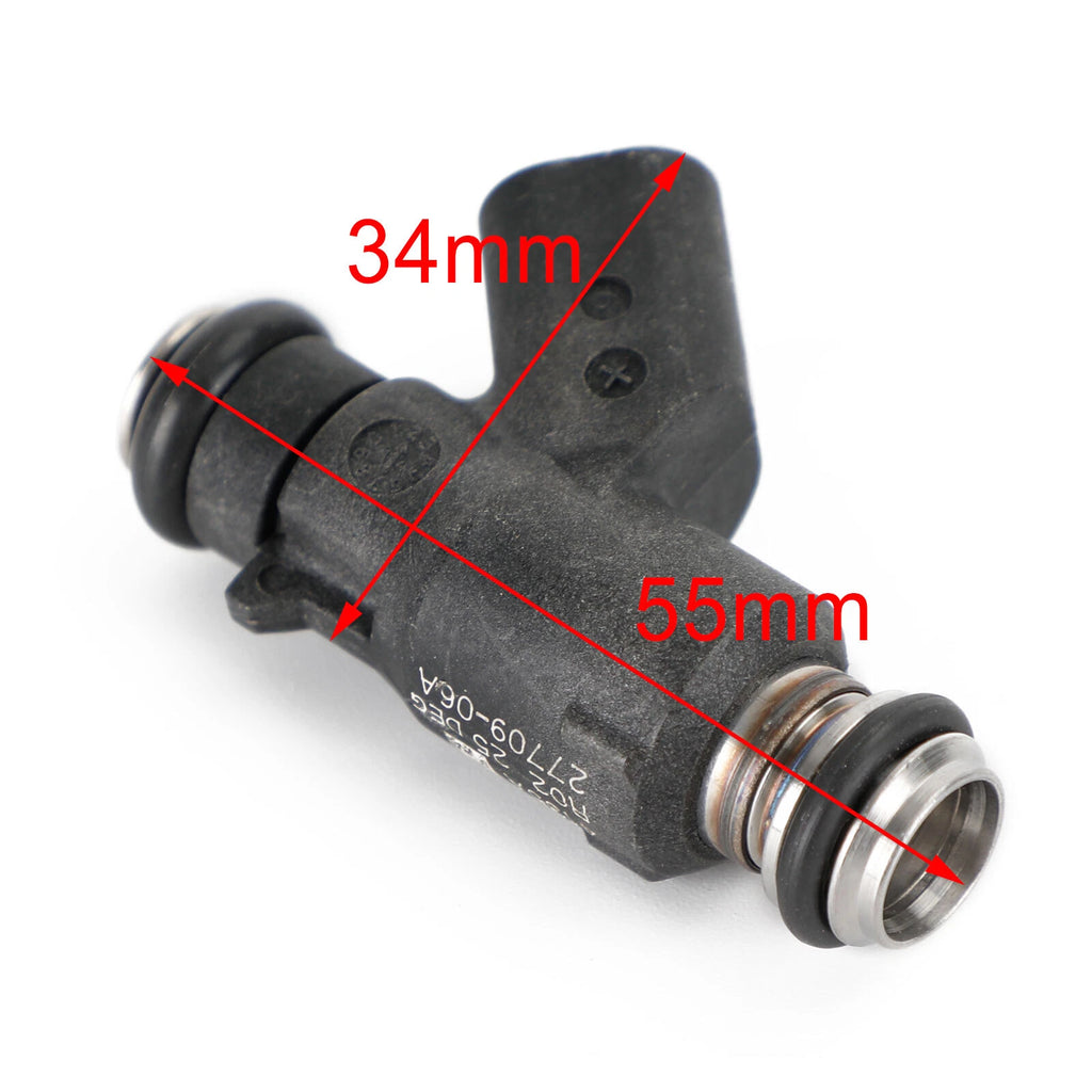 2X Fuel Injectors 27709-06A for Road King, Street Glide (R2025DEG T9)