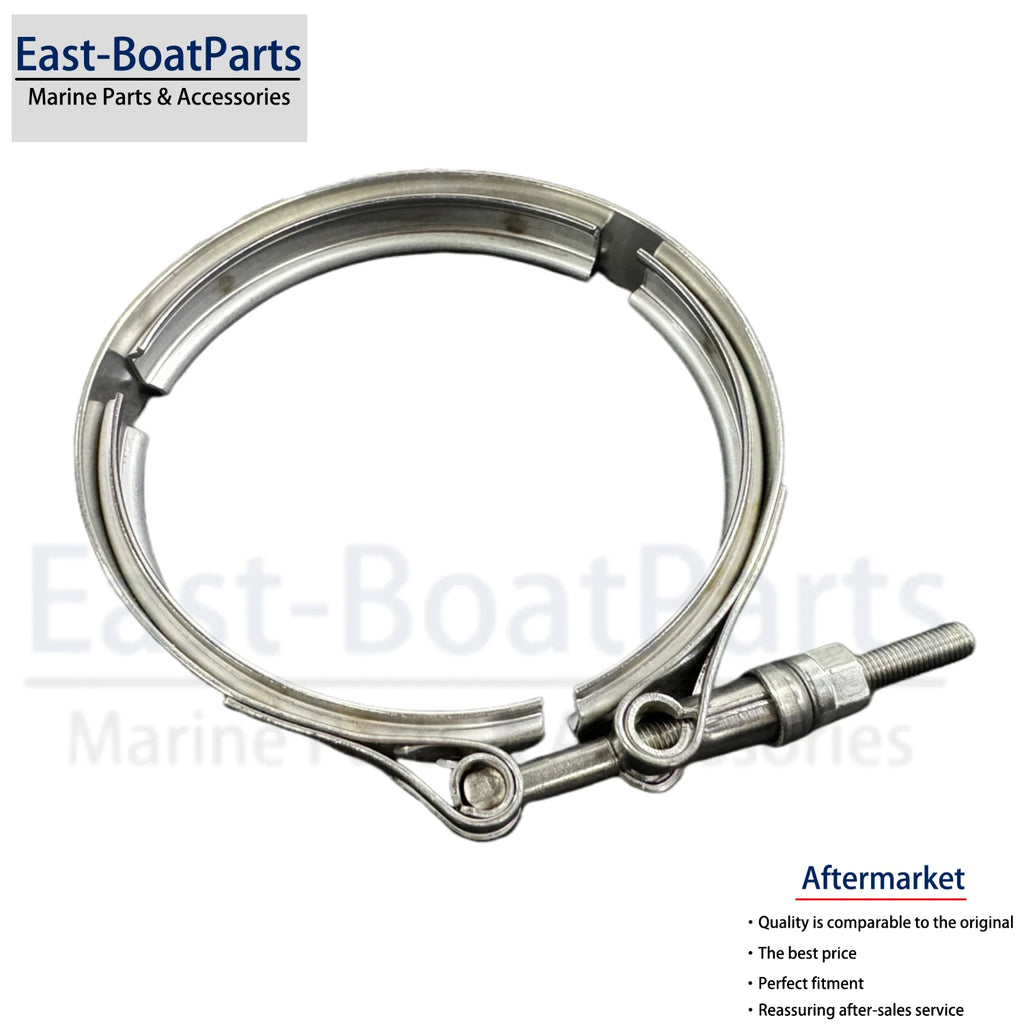 V-Clamp for Volvo Penta D6-280 D6-300 D6-310 D6-330 D6-350 D6-370 D6-435 (2004–2023)