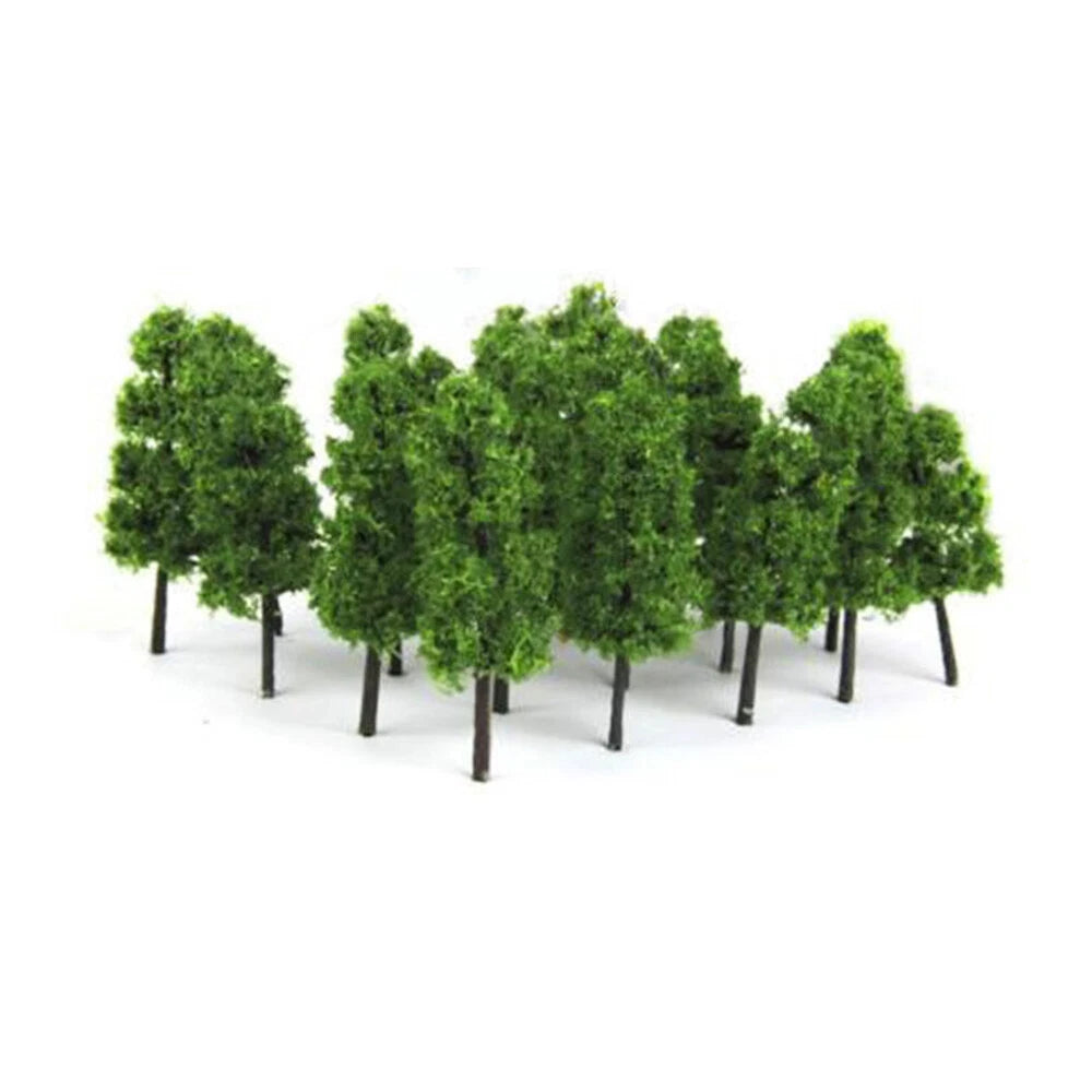 20Pcs 3.14" Model Tree Diorama for Train Railroad Layout Scale DIY
