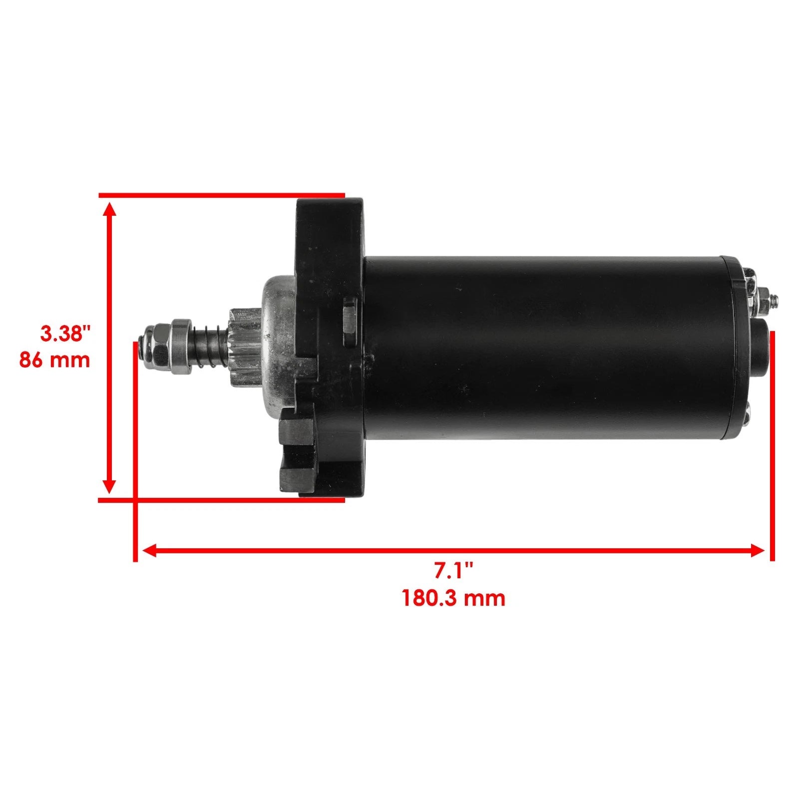 Starter for Evinrude Johnson Outboard E10SEL 9.9HP (1980–1993)