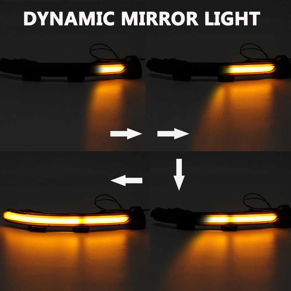Dynamic Turn Signal Side Mirror Sequential Light for Golf MK7 (2012–up)