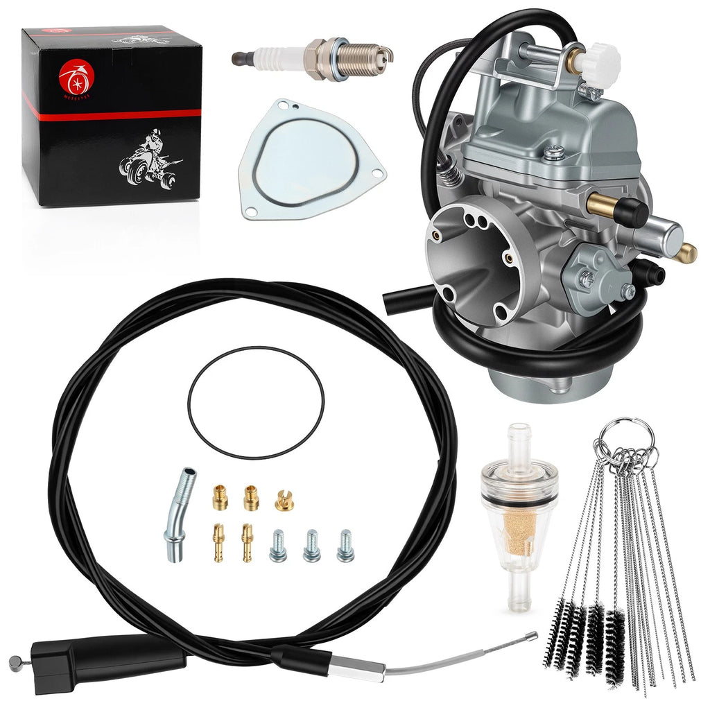 Carburetor & Throttle Cable for Suzuki Ozark 250 LT-F250 (2002–2007)