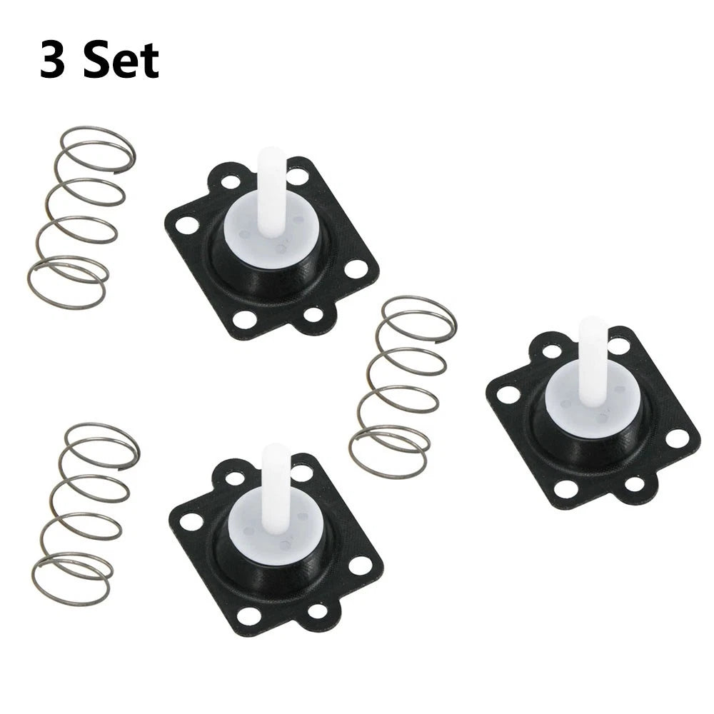 Set of 3 Accelerator Pump Repair Parts for Mercury 80-125HP (1988–2004) 811287