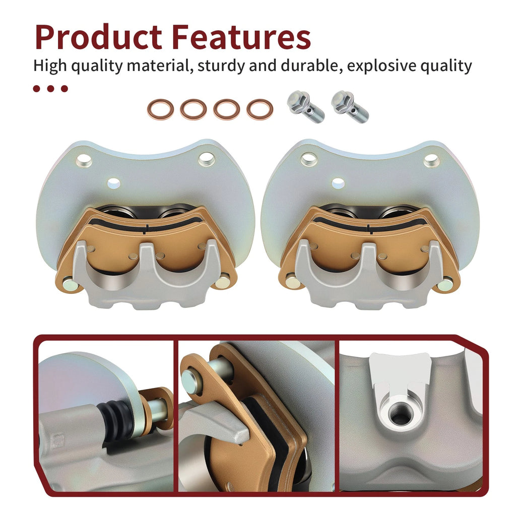 Set of 2 Rear Brake Calipers for Polaris RZR Turbo S 4 (2021) 1913219 1913220