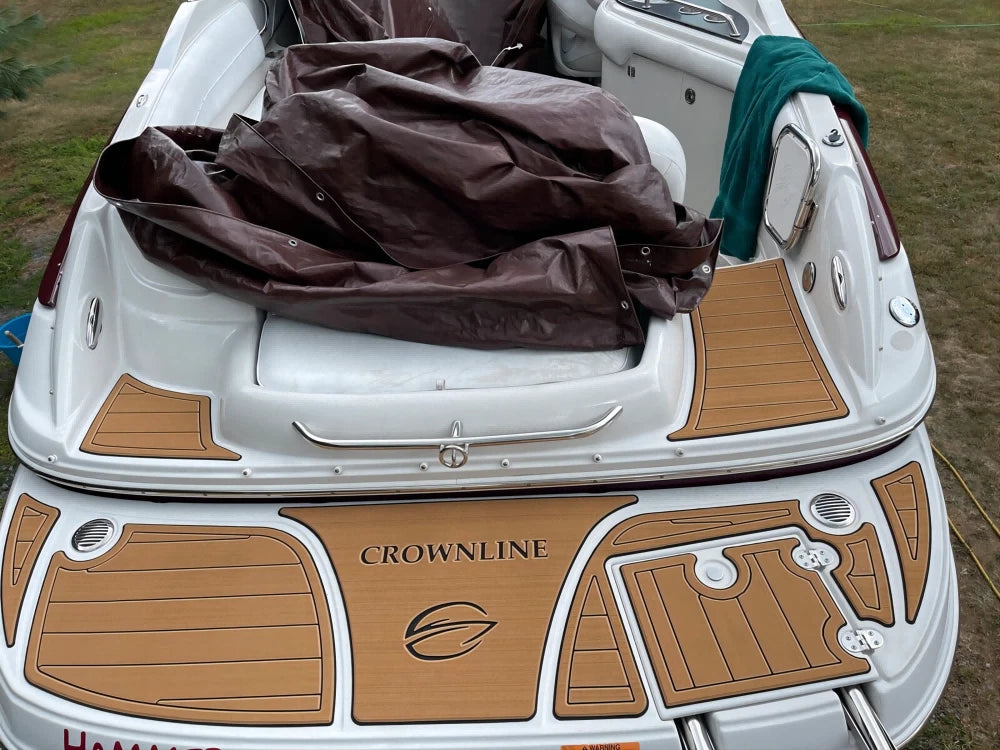 Swim Platform Cockpit EVA Faux Foam Teak Deck Floor Pad for Crownline 21SS (2011)