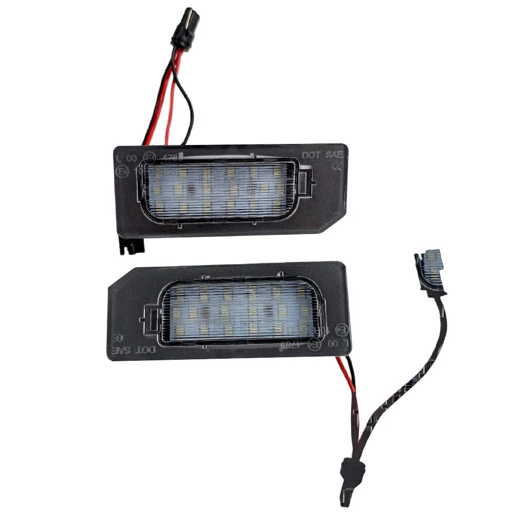 White LED License Plate Lamp for Mitsubishi Outlander Sport (2011–2019)