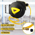 Retractable Air Hose Reel 5/16 IN x 33 FT for Wall Mount Tool (180° Rotation)