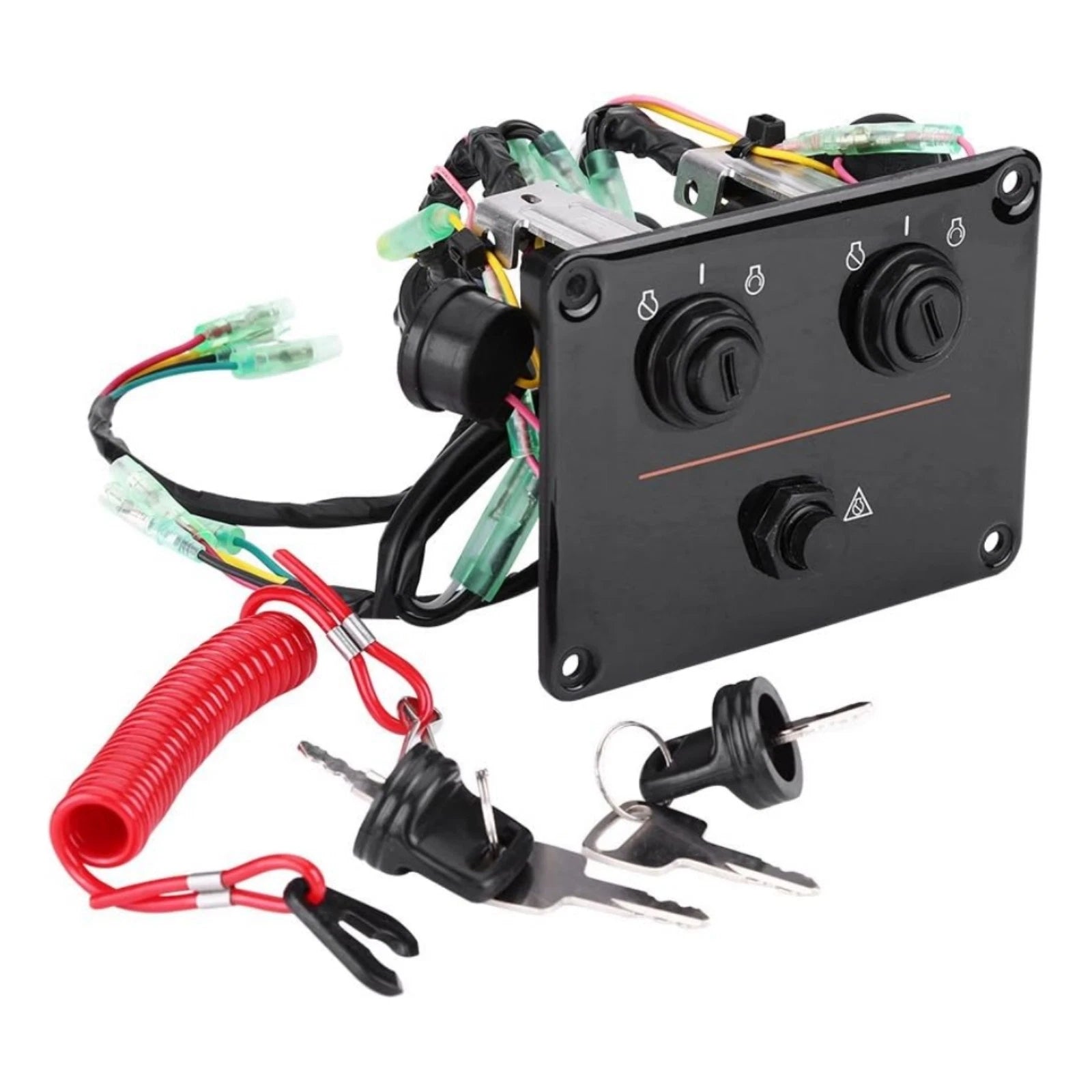 Top Twin Dual Key Switch Assembly for Yamaha (6K1-82570-08, 6K1-82570-13-00)